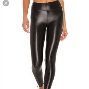Koral Black lustrous leggings: size small